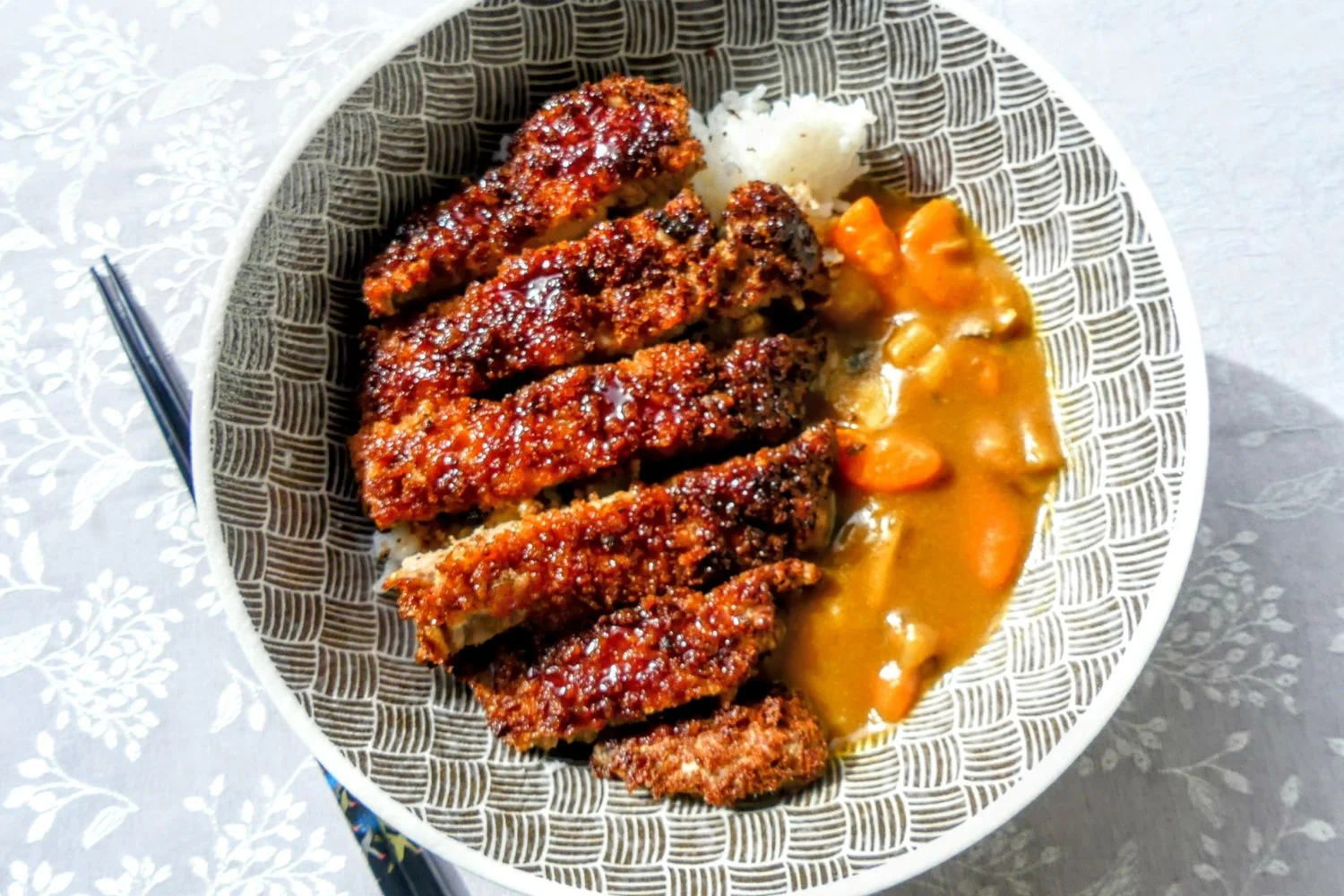Katsu curry illustration